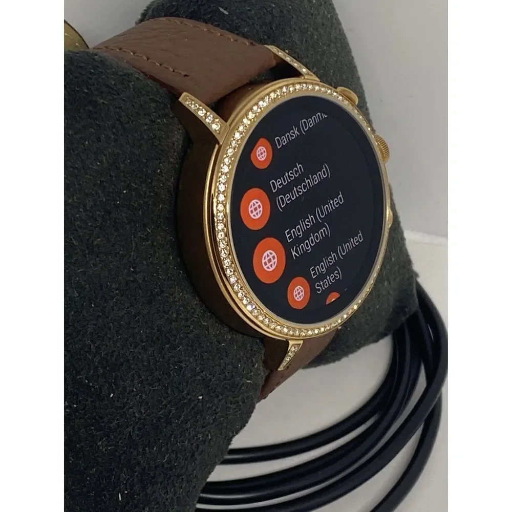 Fossil Gen 4 Authentic Digital Dial Smart Watch Custom Band FTW6015 AB466